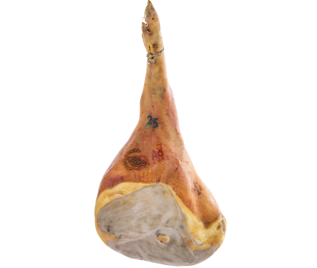 San Daniele prosciutto with bone 